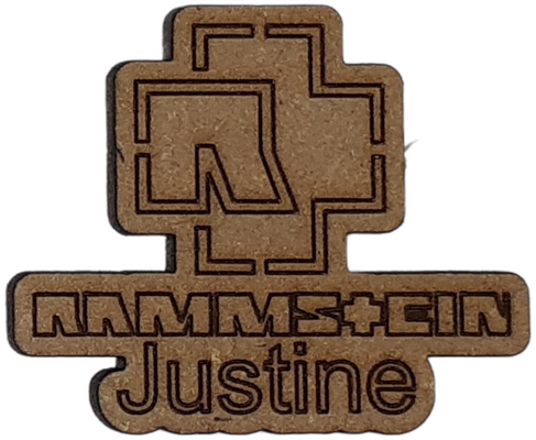 Magnet - Logo musique Rammstein personnalisable